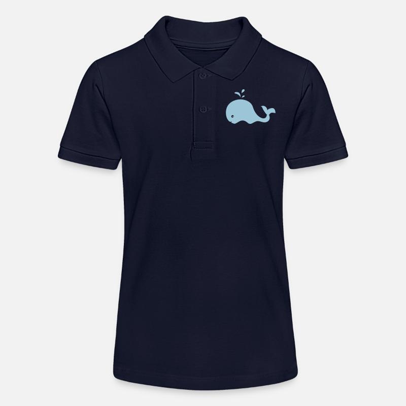 La baleine bleu - Polo bio MINI SPRINTER Stanley/Stella Ado - bleu marine