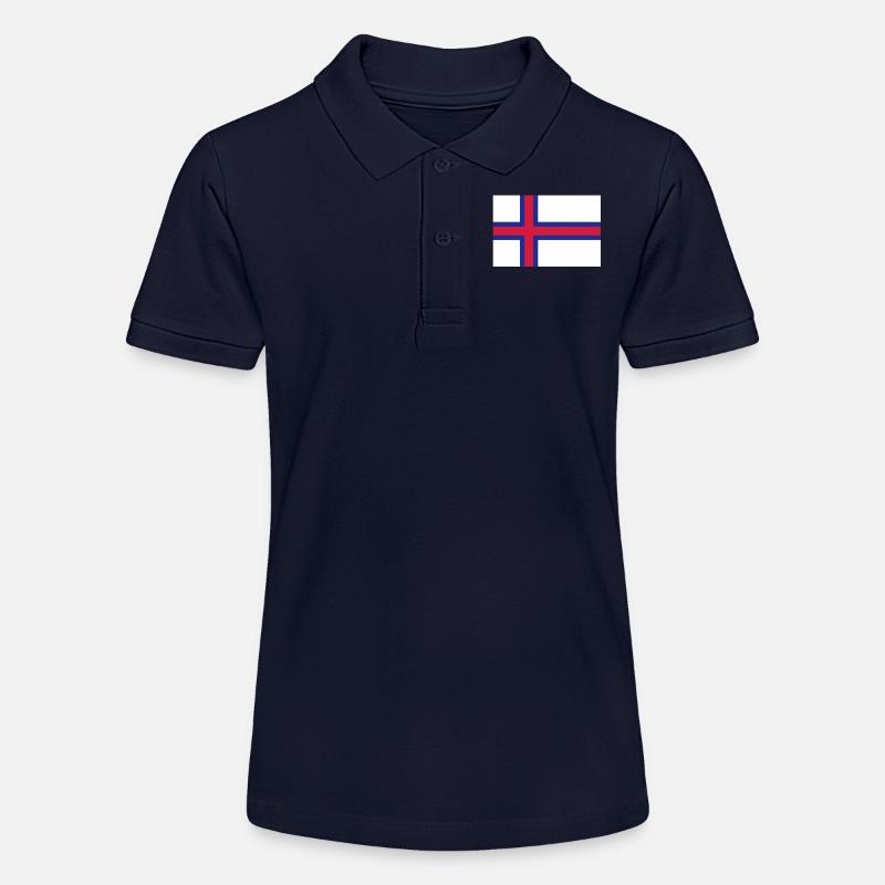 drapeau_iles_feroe - Polo bio MINI SPRINTER Stanley/Stella Ado - bleu marine