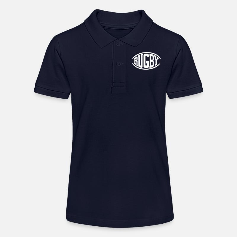 Rugby - Polo bio MINI SPRINTER Stanley/Stella Ado - bleu marine