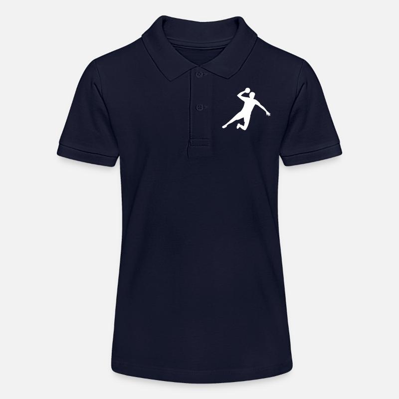 Handball - Polo bio MINI SPRINTER Stanley/Stella Ado - bleu marine