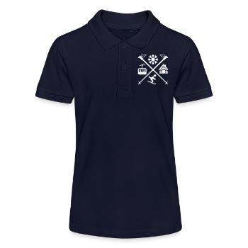 SKI - Polo bio MINI SPRINTER Stanley/Stella Ado - bleu marine - Devant