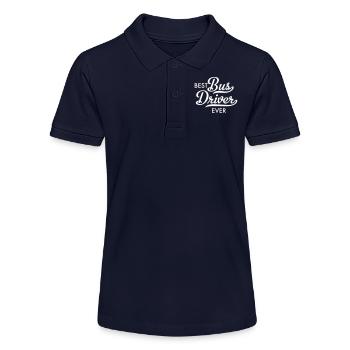School bus - Stanley/Stella Teen Organic Polo Shirt MINI SPRINTER - navy - Front