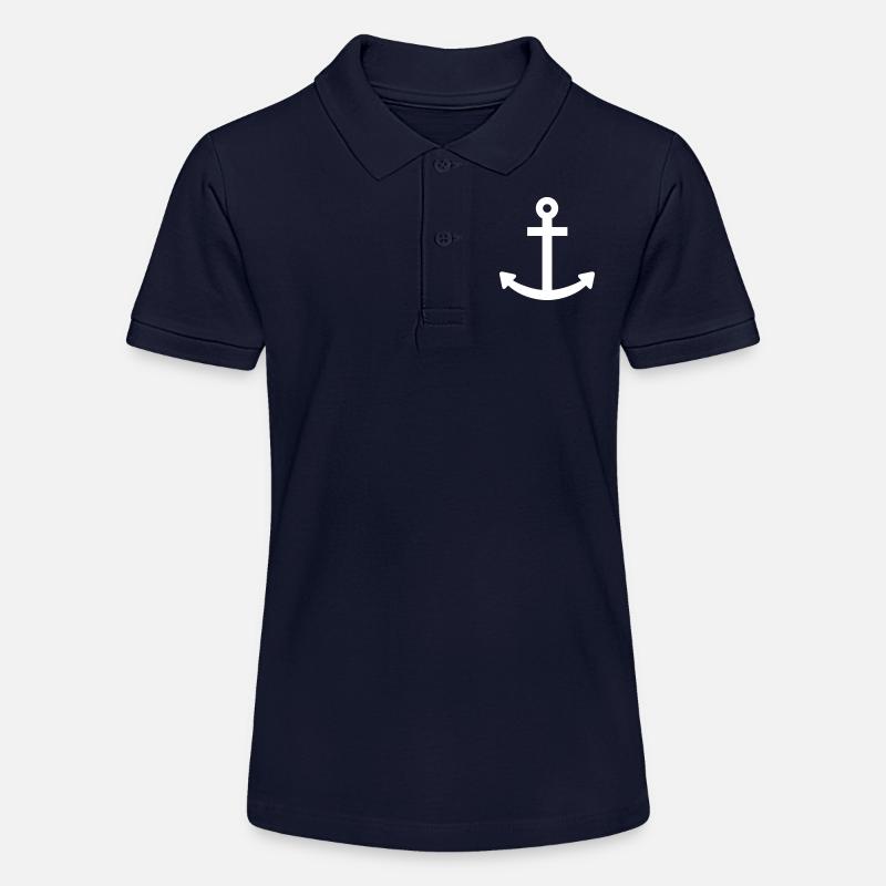 anker - Polo bio MINI SPRINTER Stanley/Stella Ado - bleu marine