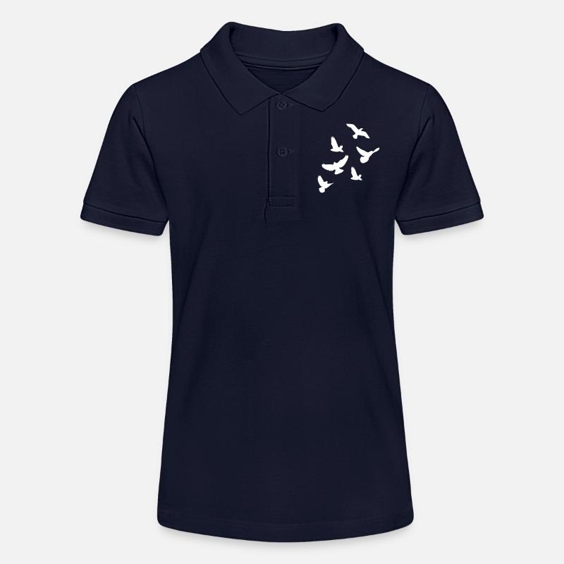 Oiseaux - Polo bio MINI SPRINTER Stanley/Stella Ado - bleu marine