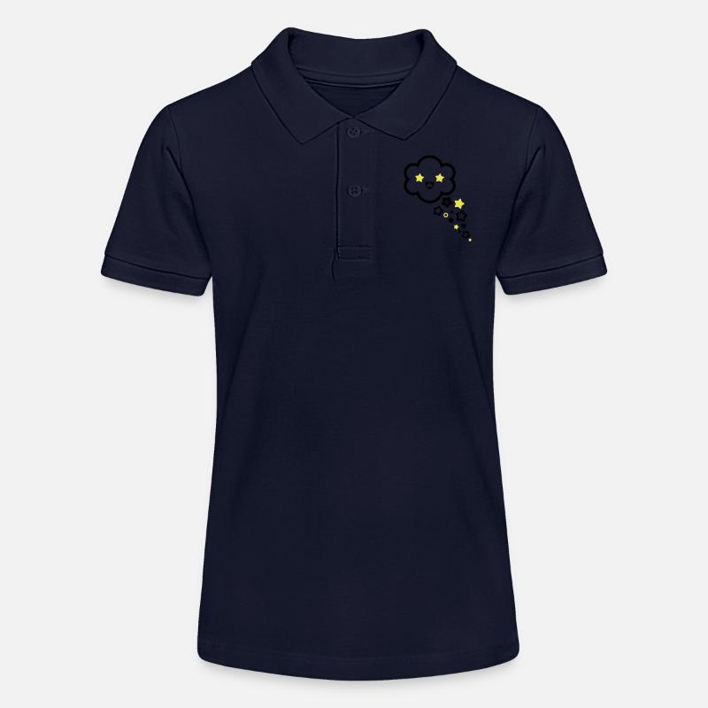 étoiles - Polo bio MINI SPRINTER Stanley/Stella Ado - bleu marine