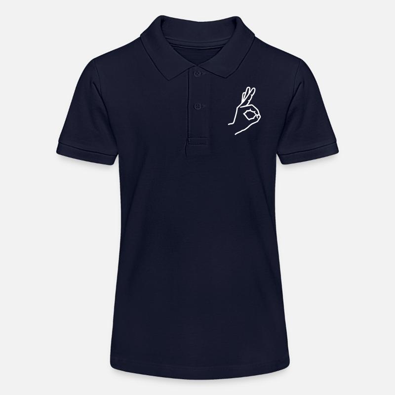 Doigt - Polo bio MINI SPRINTER Stanley/Stella Ado - bleu marine
