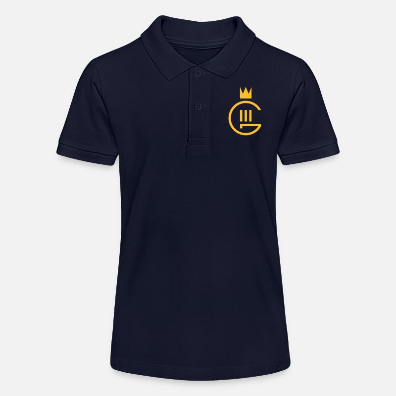 Monogramme Gustaf III - Polo bio MINI SPRINTER Stanley/Stella Ado - bleu marine
