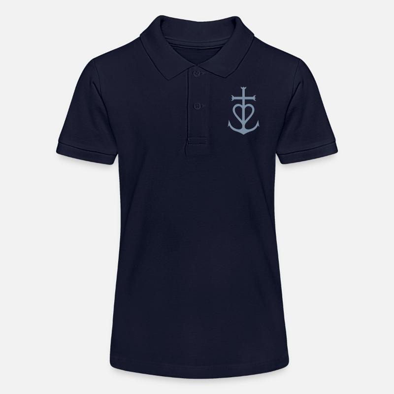 Croix Camargue - Polo bio MINI SPRINTER Stanley/Stella Ado - bleu marine