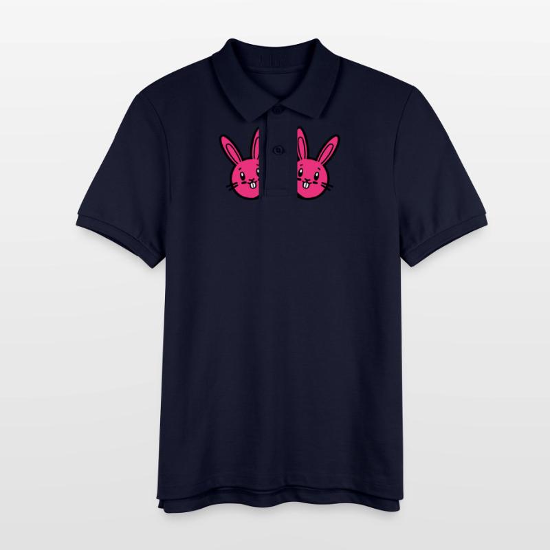 Easter Bunny Easter Stanley/Stella Teen Organic Polo Shirt MINI SPRINTER