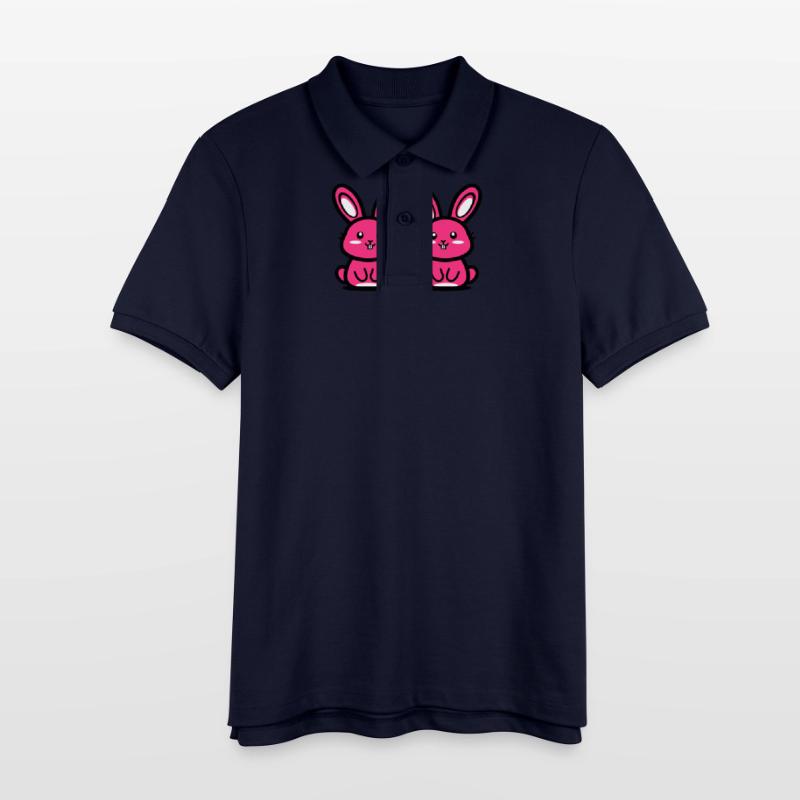 Easter Bunny Easter Stanley/Stella Teen Organic Polo Shirt MINI SPRINTER
