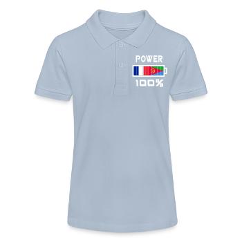 Eritrea und Frankreich sind an der Macht - Stanley/Stella Teenager Bio-Poloshirt MINI SPRINTER - Rot - Vorne
