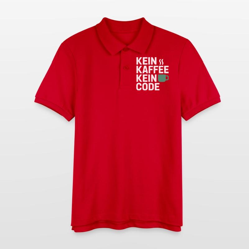 No Coffee No Code Programmer Computer Scientist Stanley/Stella Teen Organic Polo Shirt MINI SPRINTER