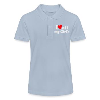 I Love all my Girls - Stanley/Stella Teenager Bio-Poloshirt MINI SPRINTER - Rot - Vorne