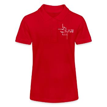 Architektur - Stanley/Stella Teenager Bio-Poloshirt MINI SPRINTER - Rot - Vorne