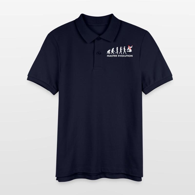 Master evolution development graduation diploma Stanley/Stella Teen Organic Polo Shirt MINI SPRINTER