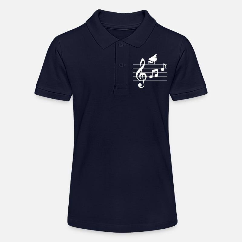 Piano - Polo bio MINI SPRINTER Stanley/Stella Ado - bleu marine