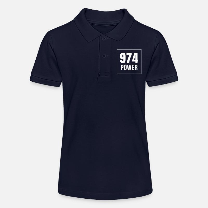 Pouvoir 974 - Polo bio MINI SPRINTER Stanley/Stella Ado - bleu marine