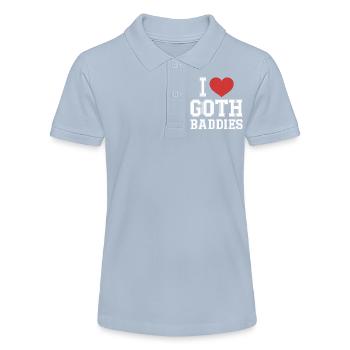 Ich liebe Goth-Bösewichte - Stanley/Stella Teenager Bio-Poloshirt MINI SPRINTER - Rot - Vorne