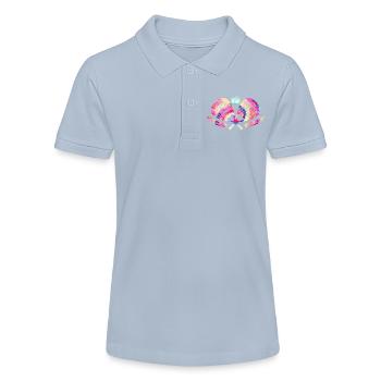 Padel Tennis Tie Dyed - Stanley/Stella Teen Organic Polo Shirt MINI SPRINTER - red - Front