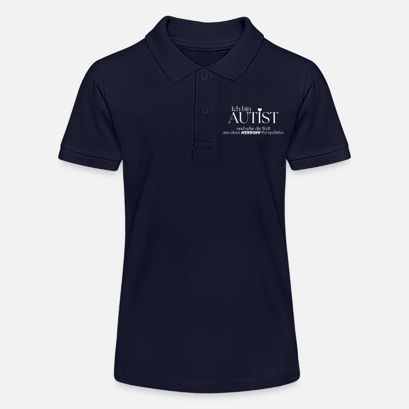Je suis autiste - Polo bio MINI SPRINTER Stanley/Stella Ado - bleu marine