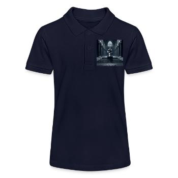 Fart Souls - Hollow Knight sur un trône de porcelaine #10 - Polo bio MINI SPRINTER Stanley/Stella Ado - bleu marine - Devant