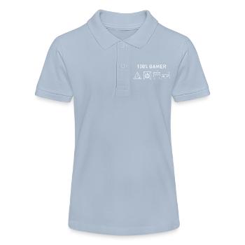 100% Gamer (White Version) - Stanley/Stella Teenager Bio-Poloshirt MINI SPRINTER - Rot - Vorne