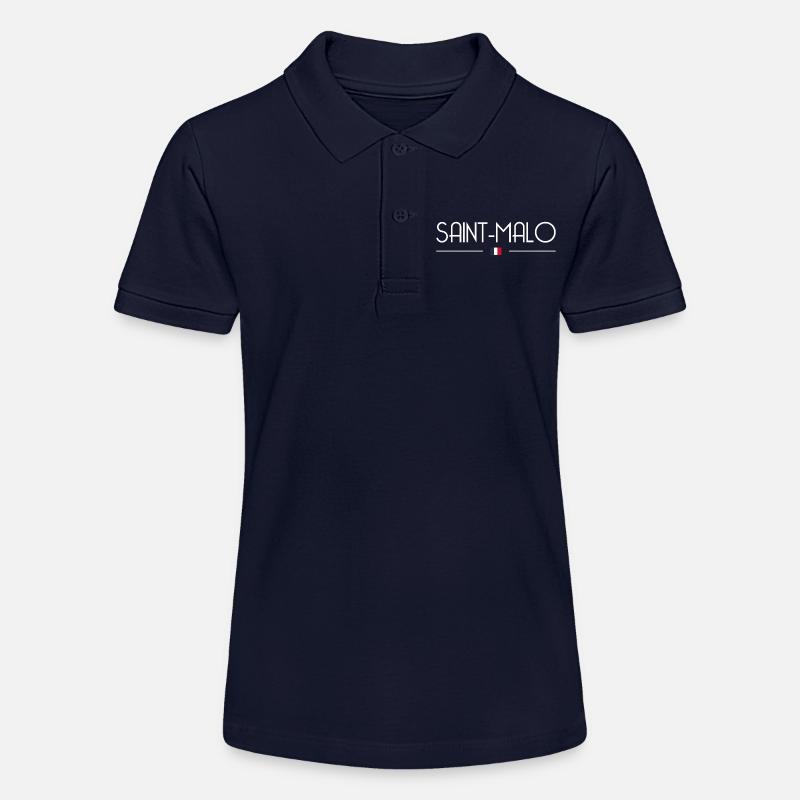 Saint-Malo - Polo bio MINI SPRINTER Stanley/Stella Ado - bleu marine
