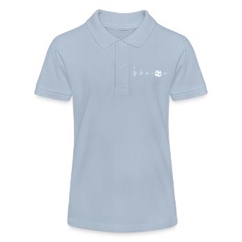 Mondpuls Herzschlag - Stanley/Stella Teenager Bio-Poloshirt MINI SPRINTER - Rot - Vorne