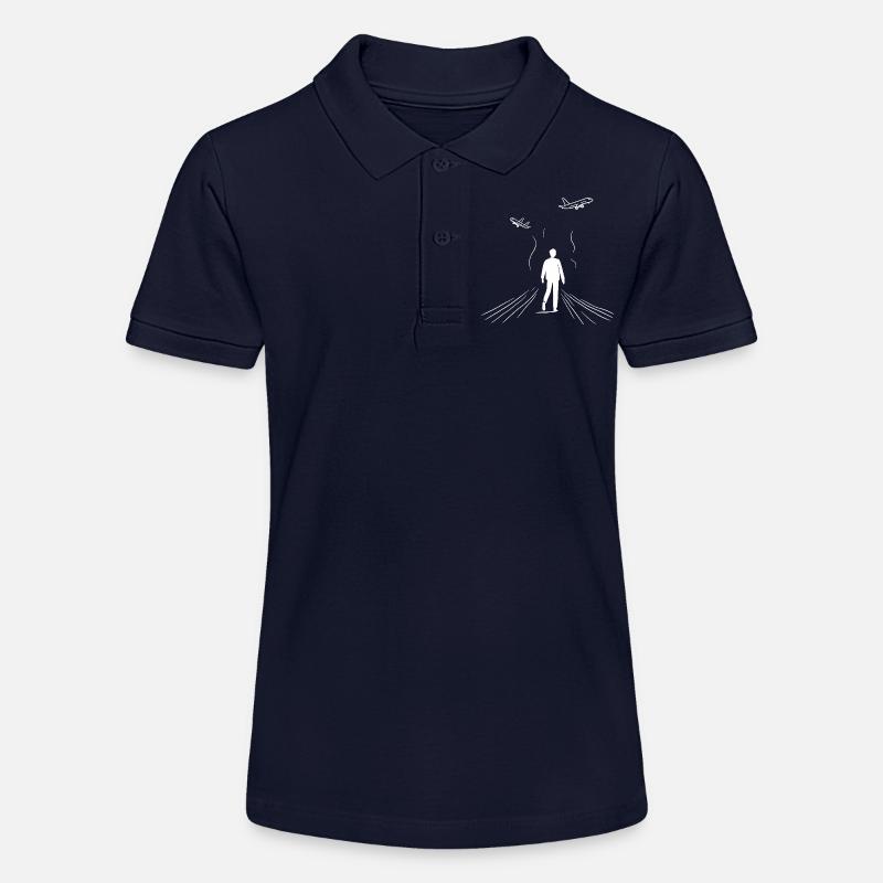 Osservatore di aerei - Polo ecologica MINI SPRINTER per ragazzi di Stanley/Stella - navy
