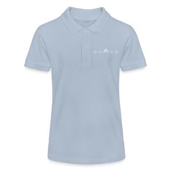 Herzschlag-Tempel - Stanley/Stella Teenager Bio-Poloshirt MINI SPRINTER - Rot - Vorne
