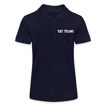 Hourra, l’équipe ! Hourra, équipe de fans de sport sans méfiance - Polo bio MINI SPRINTER Stanley/Stella Ado - bleu marine - Devant