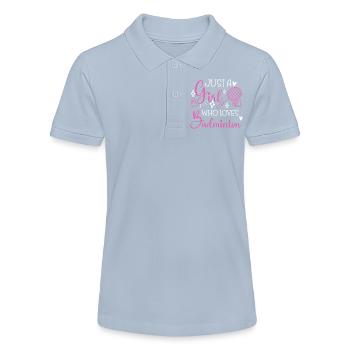 Nur ein Mädchen, das Badminton liebt - Stanley/Stella Teenager Bio-Poloshirt MINI SPRINTER - Rot - Vorne