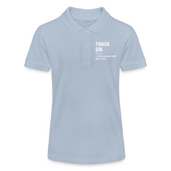 Finland - Stanley/Stella Teen Organic Polo Shirt MINI SPRINTER - red - Front
