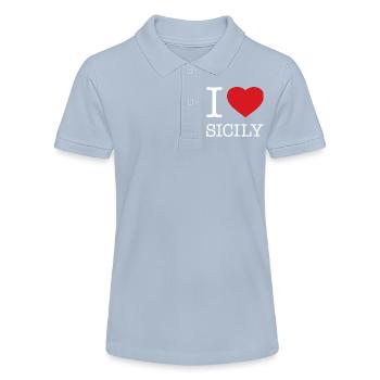 J’AIME LA SICILE Sizilien - Polo bio MINI SPRINTER Stanley/Stella Ado - rouge - Devant