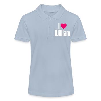 J’aime William Pink Heart J’aime William - Polo bio MINI SPRINTER Stanley/Stella Ado - rouge - Devant