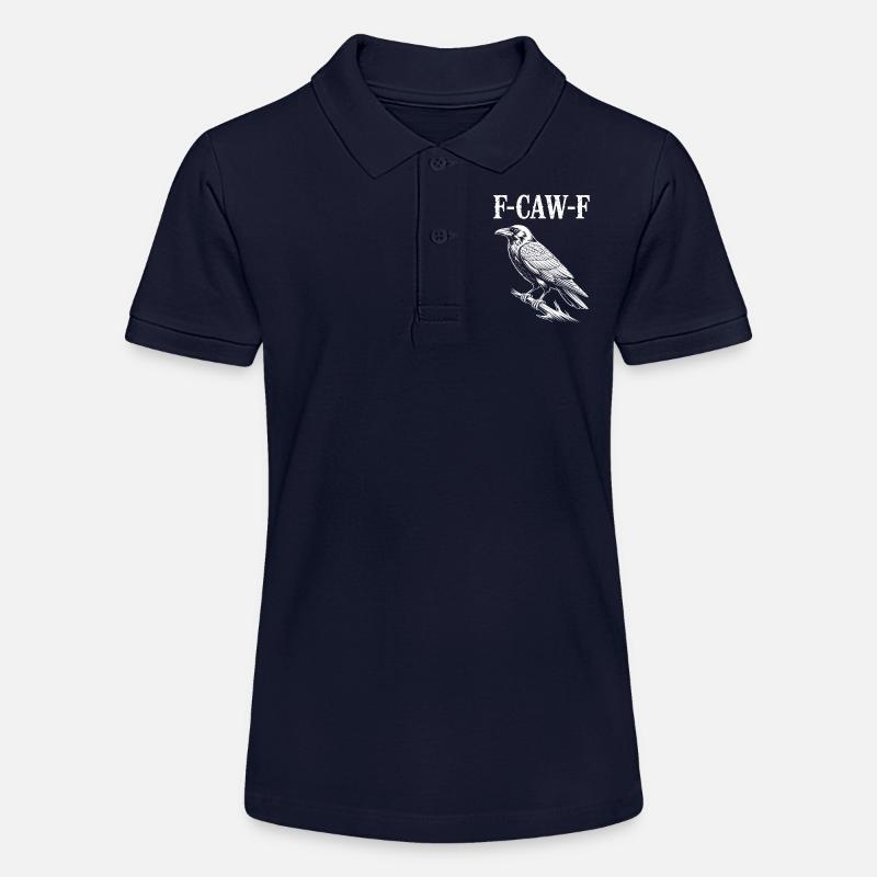 F-Caw-F Meme Crow - Polo bio MINI SPRINTER Stanley/Stella Ado - bleu marine