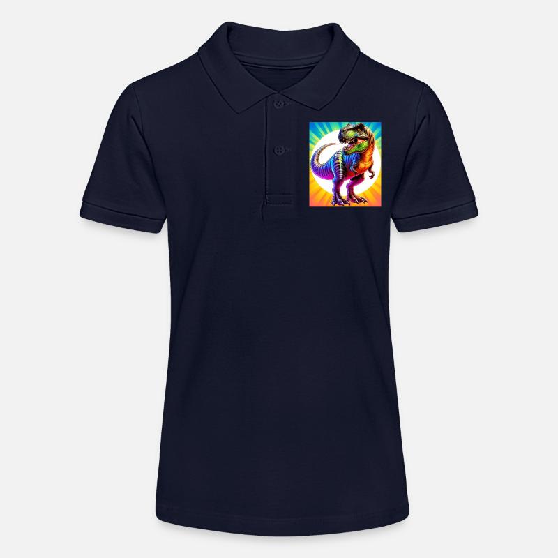 dinosaure - Polo bio MINI SPRINTER Stanley/Stella Ado - bleu marine