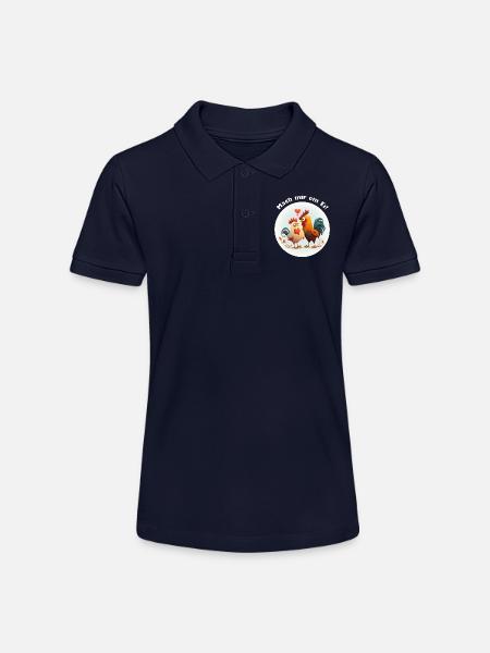 Mach mir ein Ei - Stanley/Stella Teenager Bio-Poloshirt MINI SPRINTER - Navy