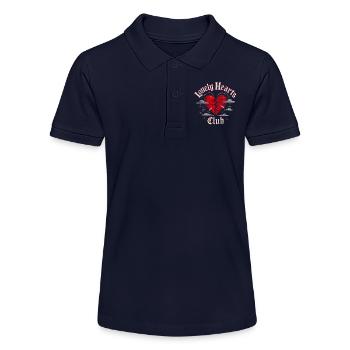 Lonely Hearts Club – Gebrochenes Herz Design - Stanley/Stella Teenager Bio-Poloshirt MINI SPRINTER - Navy - Vorne