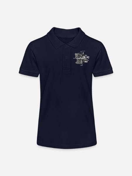 Krefeld Kompass, Stadt Krefeld - Stanley/Stella Teenager Bio-Poloshirt MINI SPRINTER - Navy