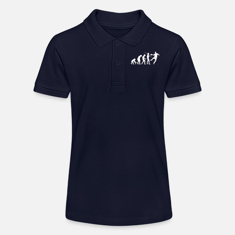 Handball Evolution - Polo bio MINI SPRINTER Stanley/Stella Ado - bleu marine