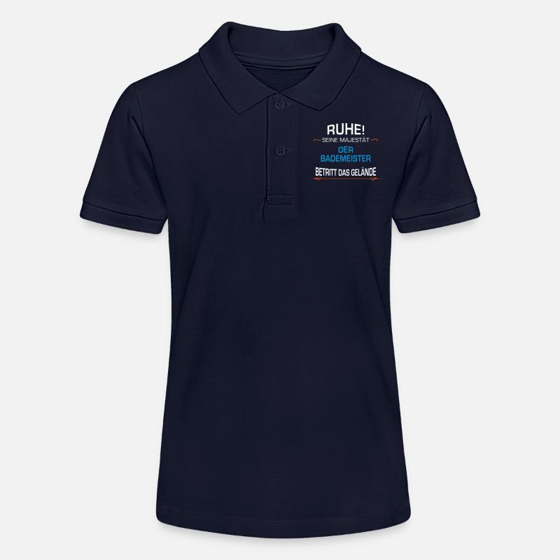 maître nageur d'emploi - Polo bio MINI SPRINTER Stanley/Stella Ado - bleu marine