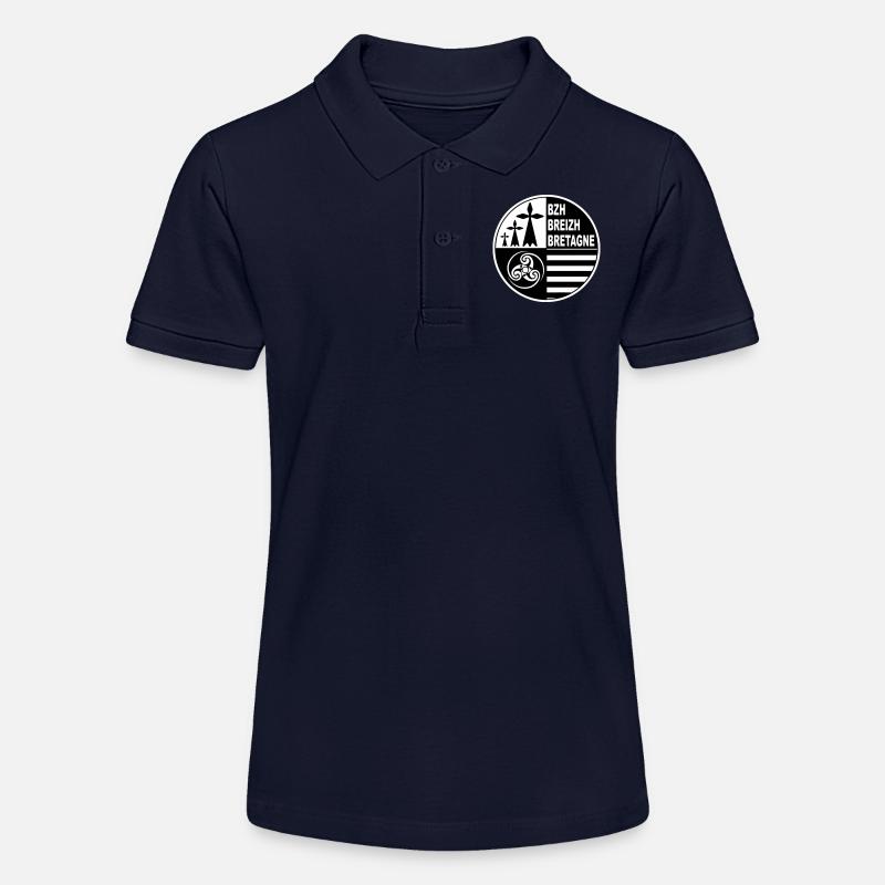 Breirzh Bretagne - Polo bio MINI SPRINTER Stanley/Stella Ado - bleu marine