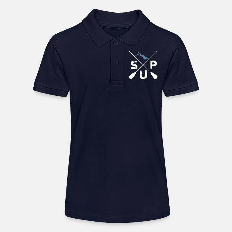 SUP - Polo bio MINI SPRINTER Stanley/Stella Ado - bleu marine
