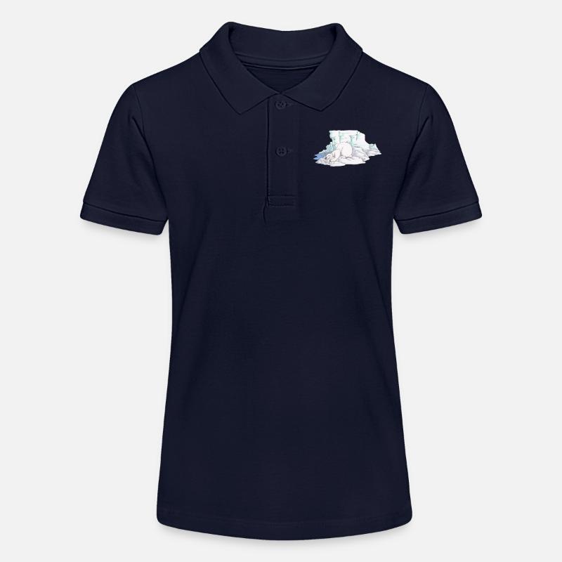 Polar Bear - Polo bio MINI SPRINTER Stanley/Stella Ado - bleu marine