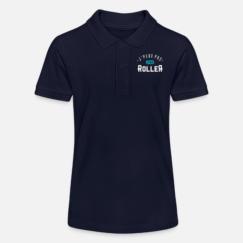 J'ai roller cadeau - Polo bio MINI SPRINTER Stanley/Stella Ado - bleu marine