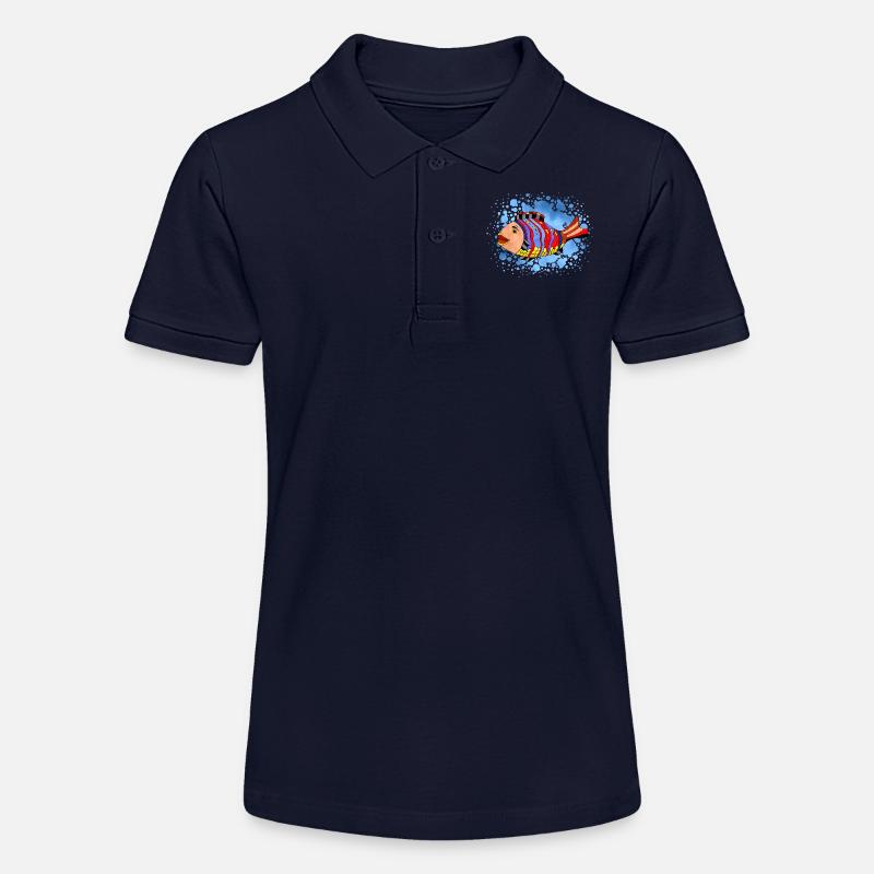 poisson - Polo bio MINI SPRINTER Stanley/Stella Ado - bleu marine