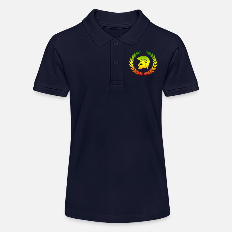 Trojan reggae laurel - Polo bio MINI SPRINTER Stanley/Stella Ado - bleu marine
