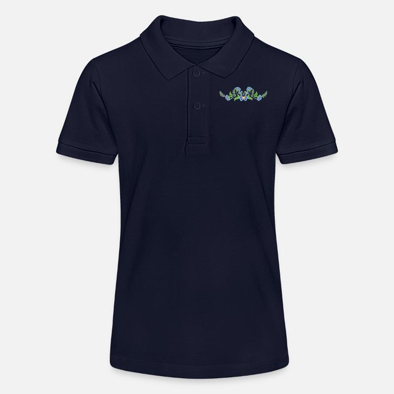 fleur bleue - Polo bio MINI SPRINTER Stanley/Stella Ado - bleu marine
