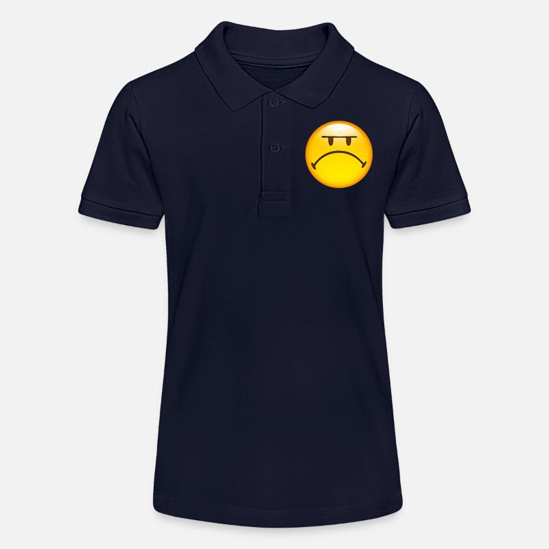 Smiley Glossy Mad - Polo bio MINI SPRINTER Stanley/Stella Ado - bleu marine
